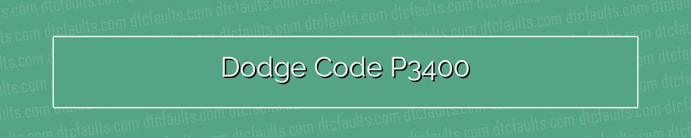 Dodge Code P3400