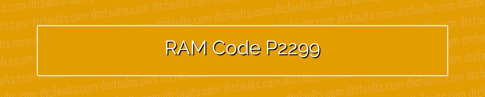 RAM Code P2299