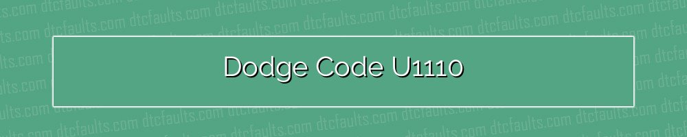 Dodge Code U1110