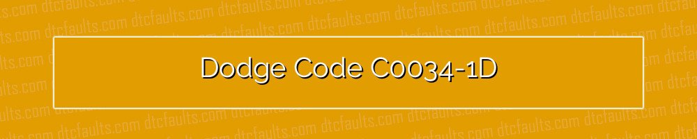 Dodge Code C0034-1D