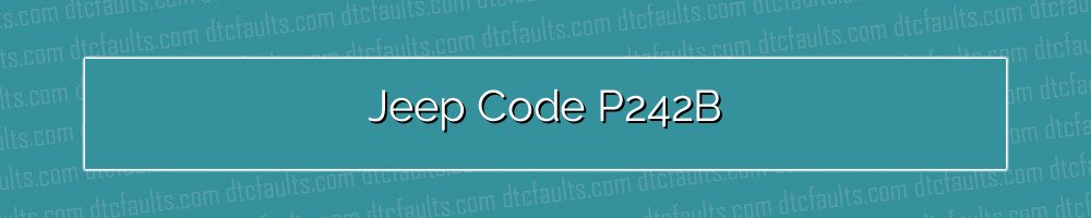 Jeep Code P242B