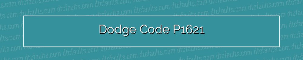 Dodge Code P1621